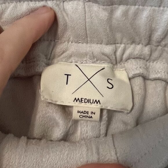 TS women's cropped jogger drawstring pants - Picture 3 of 4